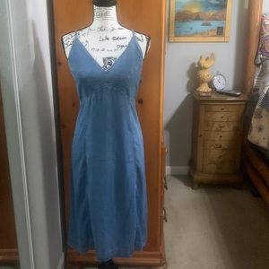 Guess Vintage style soft denim dress large
